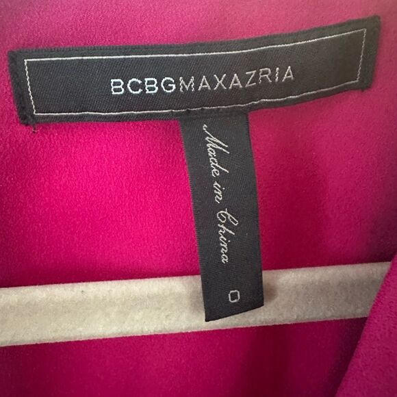 BCBGMaxAzria Fuchsia High Low Dress - Picture 3 of 4